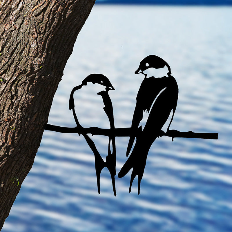 Wall Decoration: Couple of Birds on a Branch