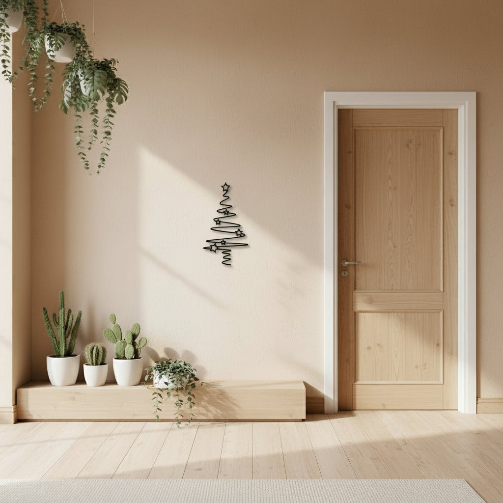Wave Christmas Tree Wall Decoration