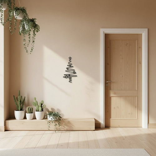 Décoration Murale Sapin Vague