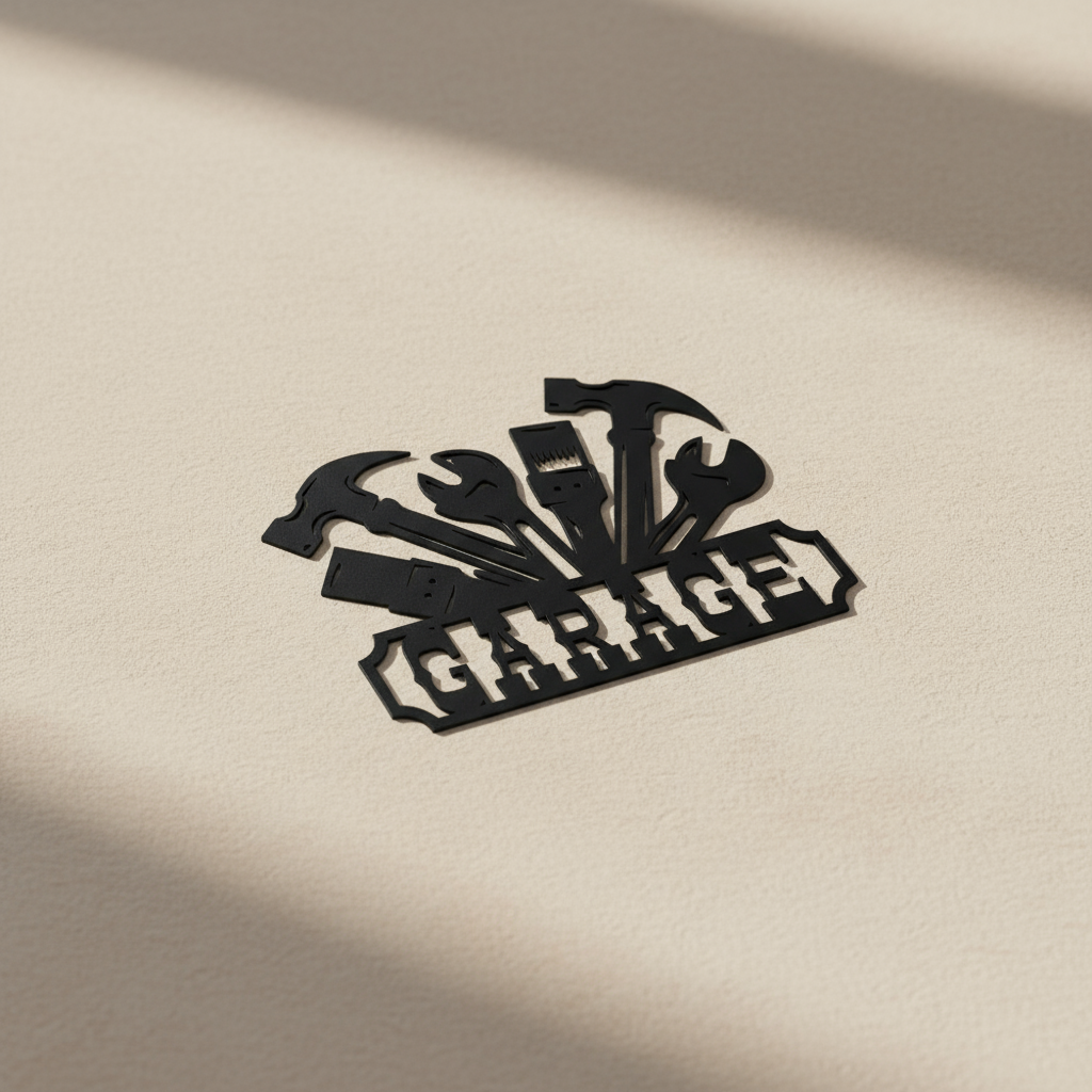Decorative Garage Sign - Tools and Mechanics