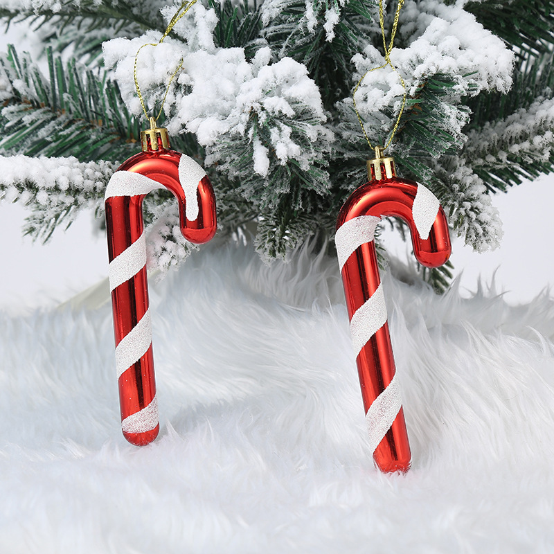 Christmas Decoration Classic Candy Cane Pendants Red and White