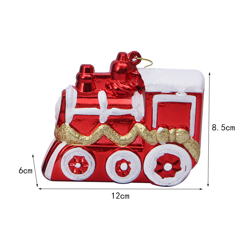 Christmas Decoration - Festive Locomotive Themed Hanging Ornament