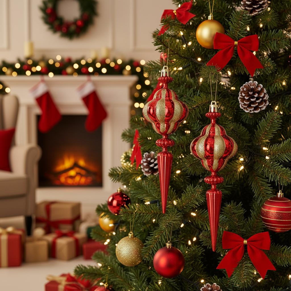 Royal Baroque Hanging Decoration Pendant Set of 2 Pieces