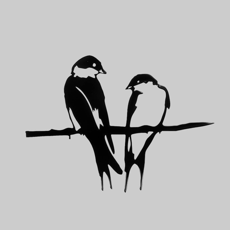 Wall Decoration: Couple of Birds on a Branch