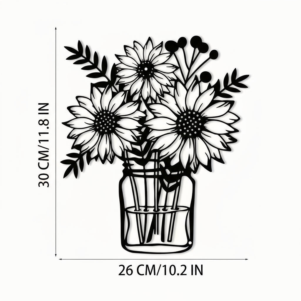 Sunflower/Daisy Bouquet Wall Decoration