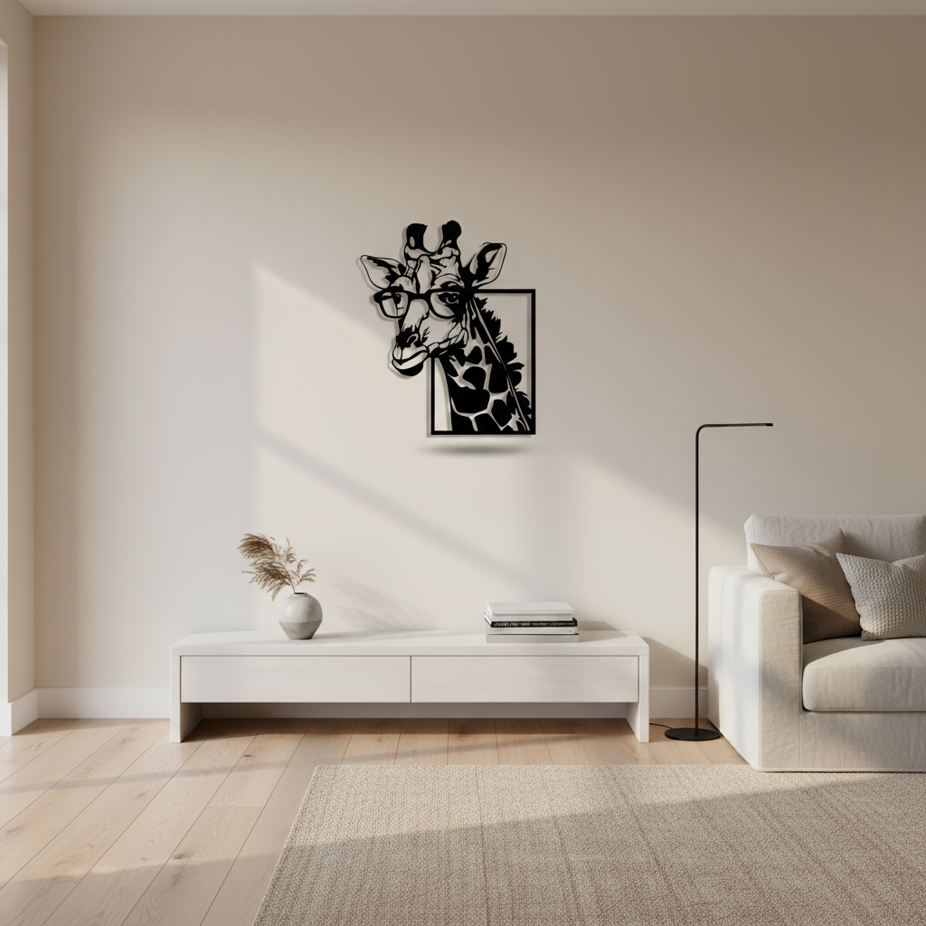 Geek Chic Fun and Trendy Giraffe Wall Decor