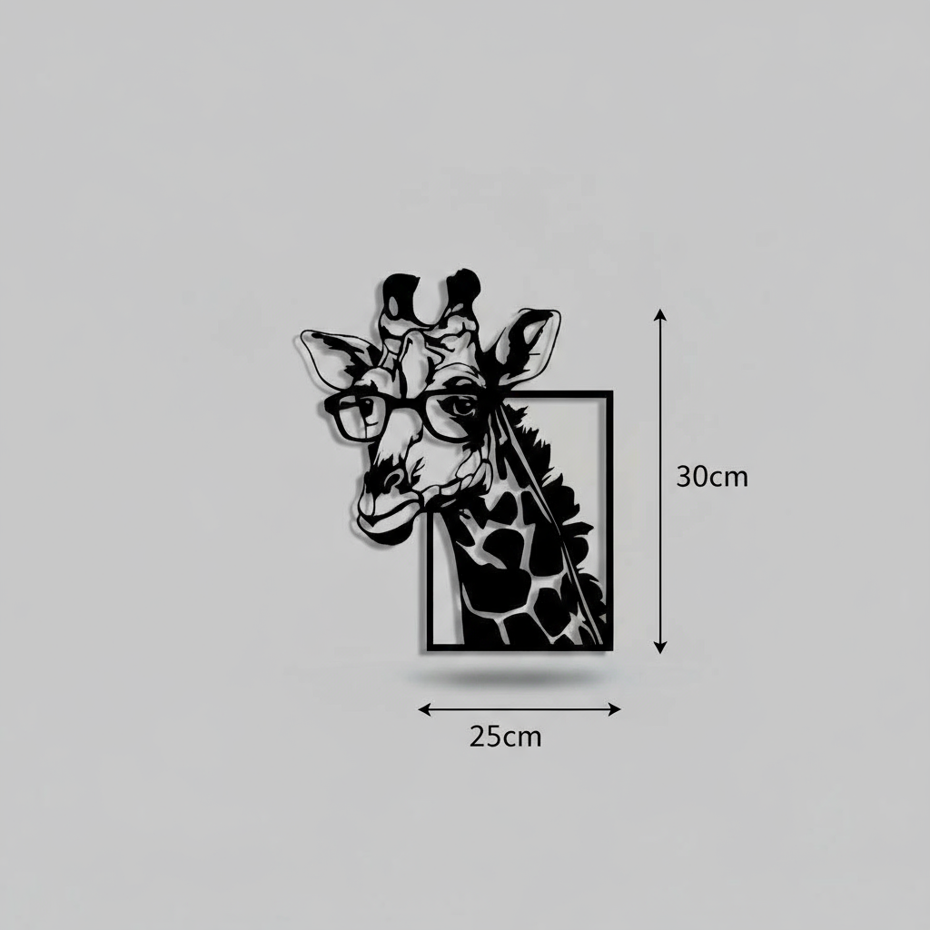 Geek Chic Fun and Trendy Giraffe Wall Decor
