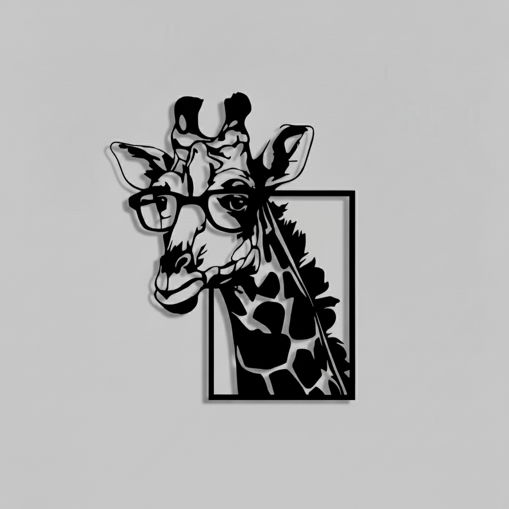 Geek Chic Fun and Trendy Giraffe Wall Decor