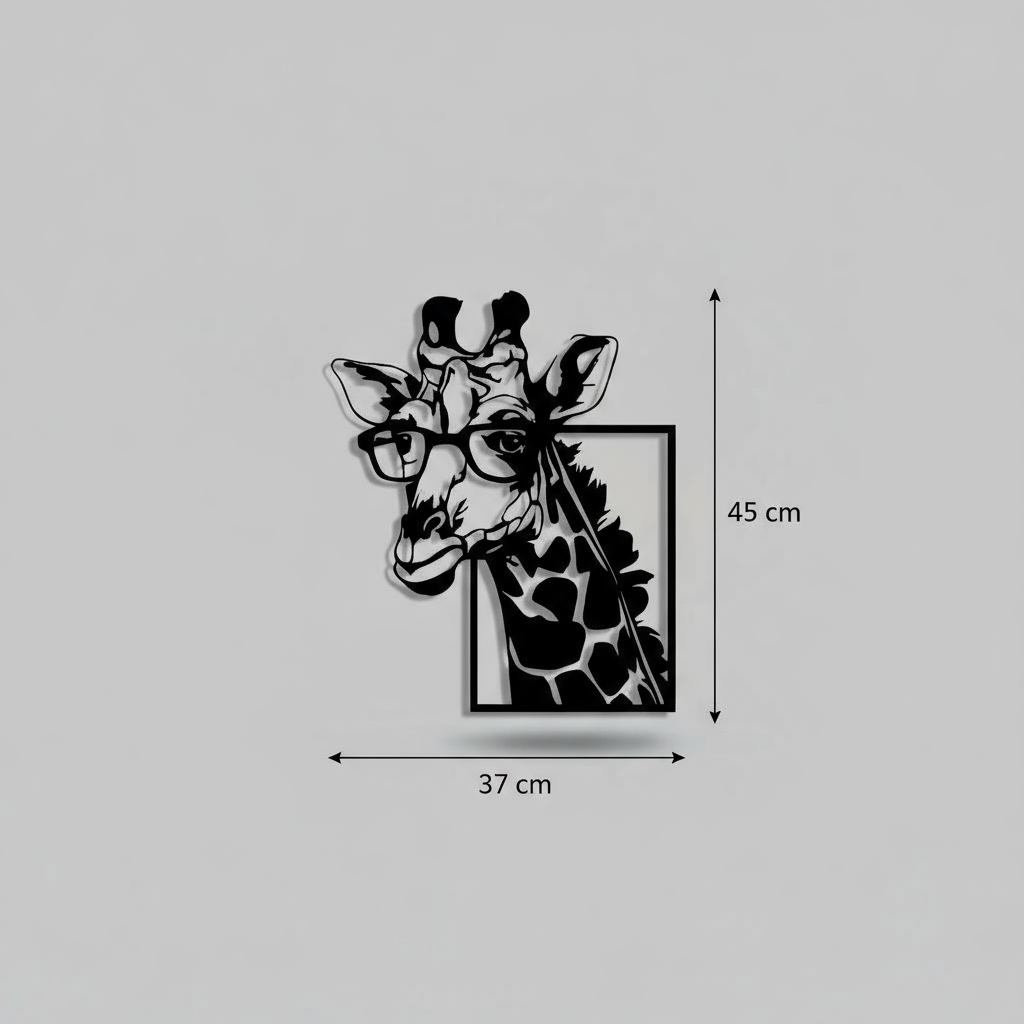 Geek Chic Fun and Trendy Giraffe Wall Decor