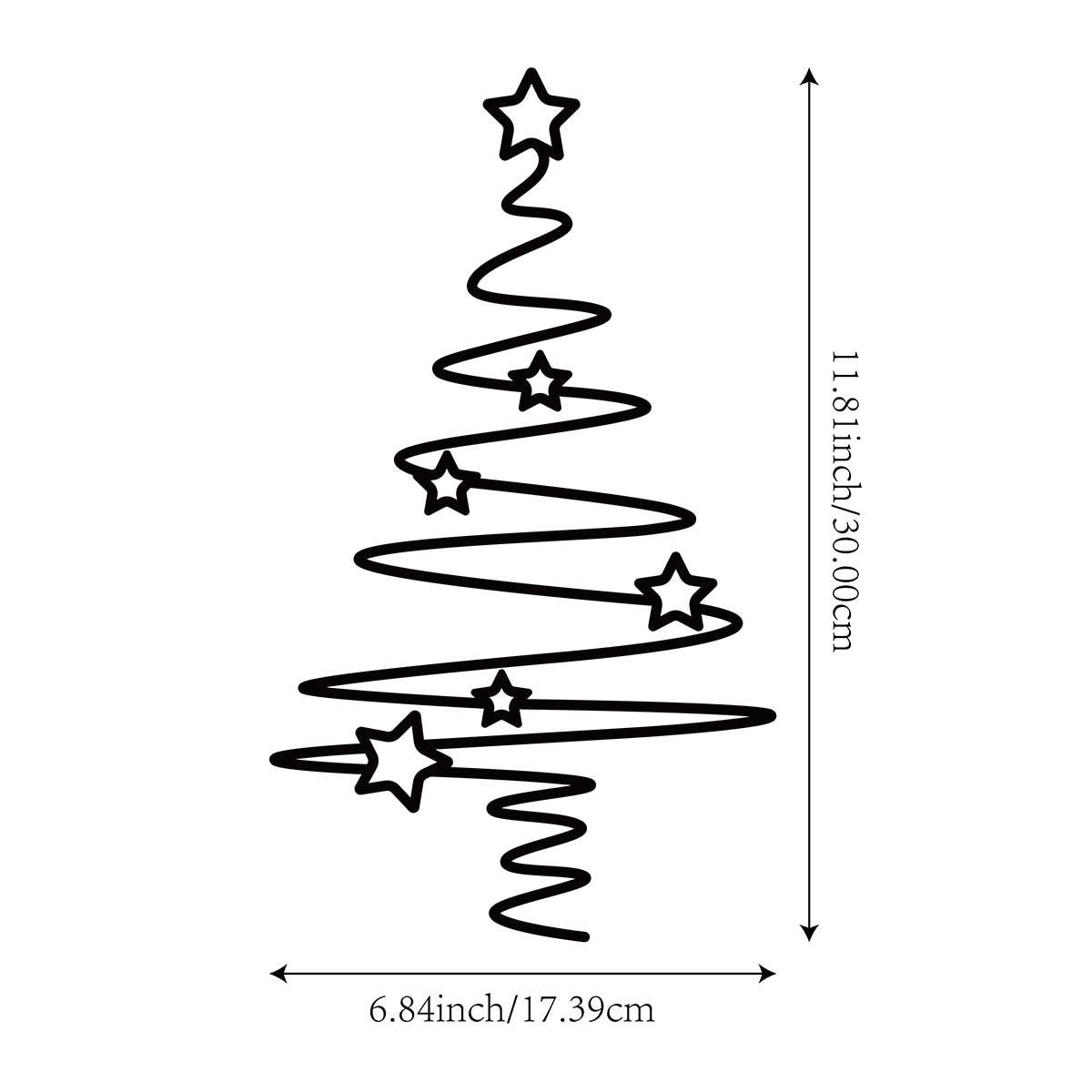 Wave Christmas Tree Wall Decoration