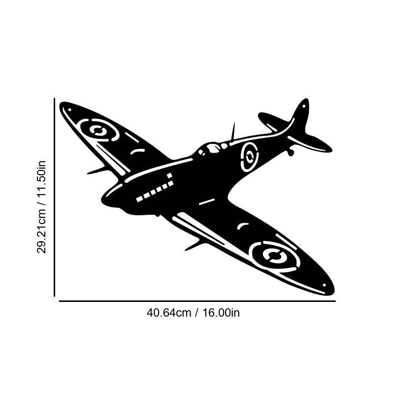 Spitfire Fighter Jet Wall Art - Aviation Tribute