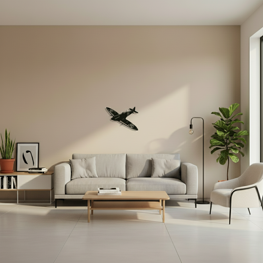 Spitfire Fighter Jet Wall Art - Aviation Tribute