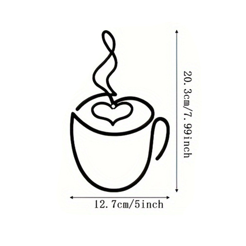 Coffee Love Minimalist Cup Wall Art Decor