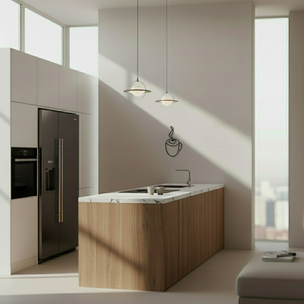 Coffee Love Minimalist Cup Wall Art Decor