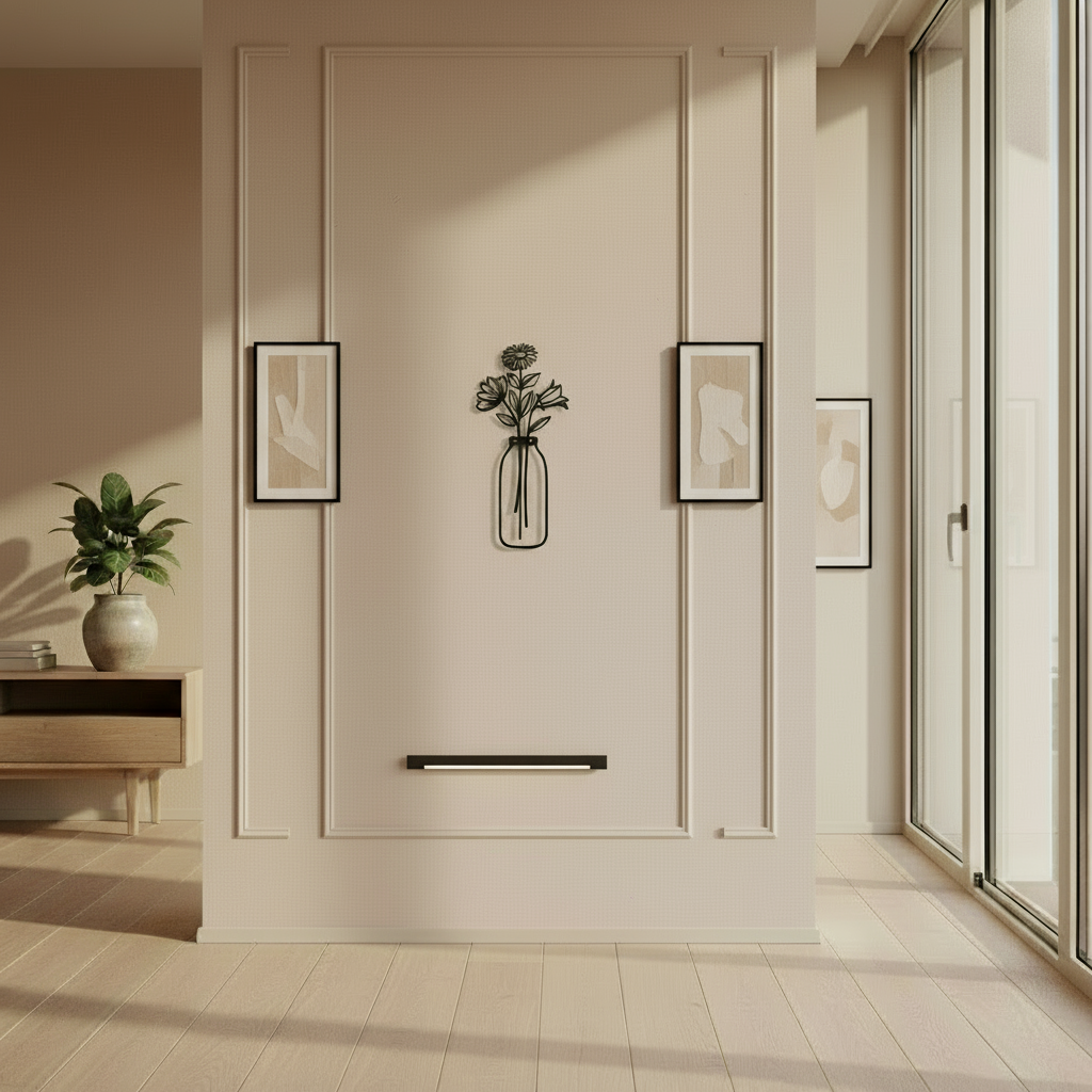 Minimalist Country Bouquet Wall Decor: An Ode to Simplicity