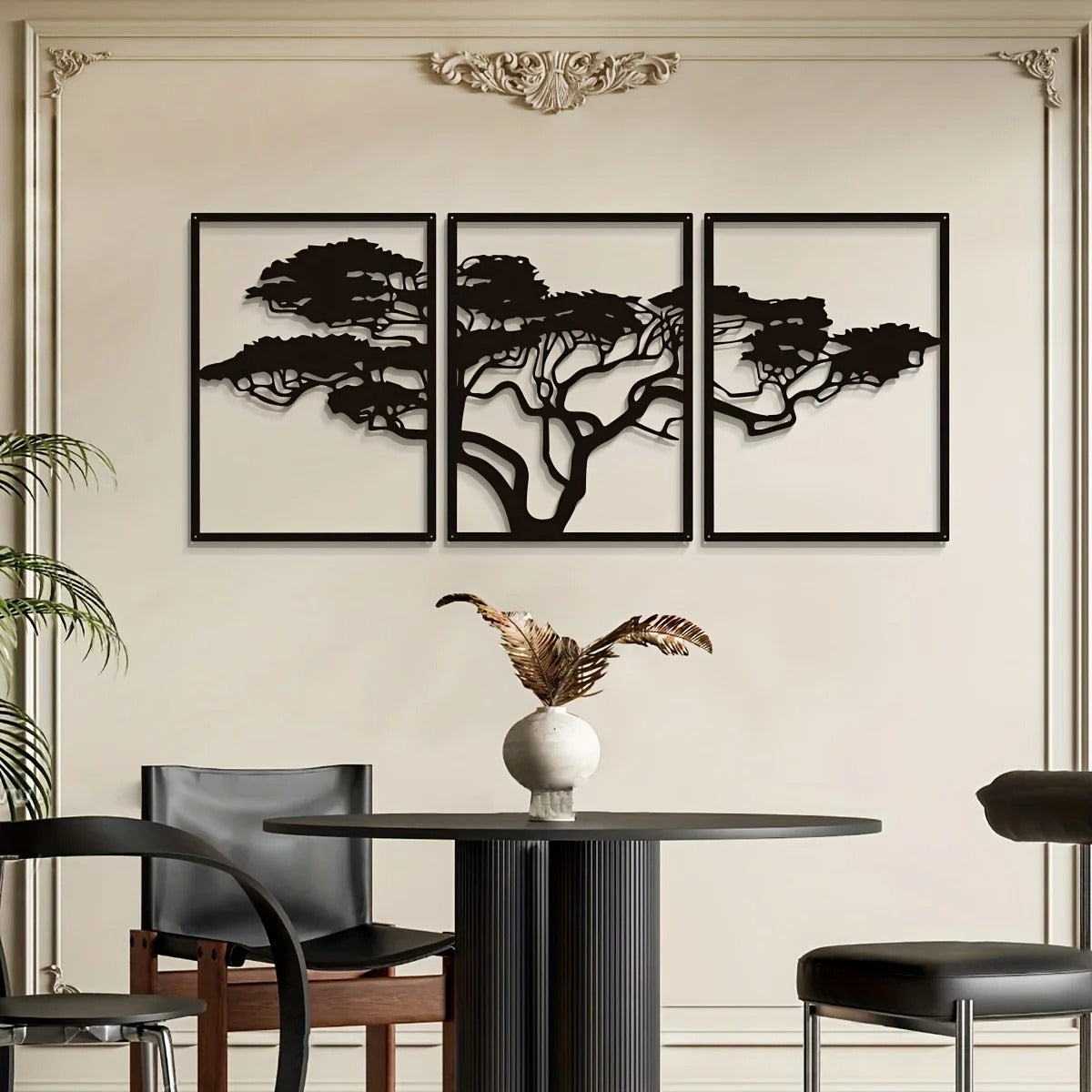 Savannah Tree Triptych Wall Decoration