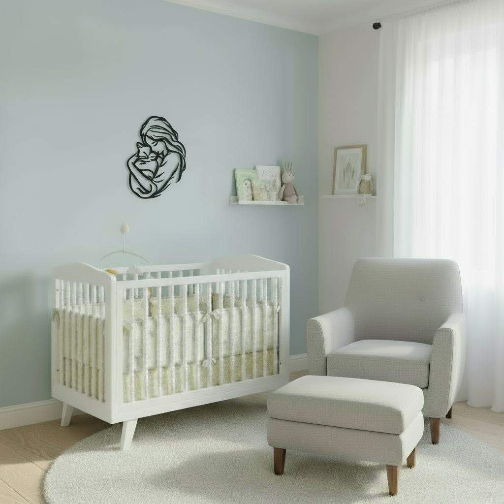 Décoration Murale Femme et Chat