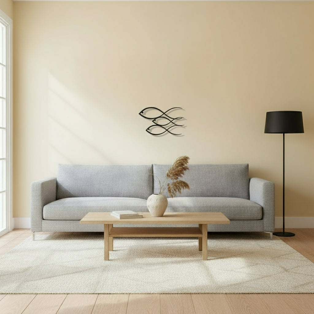 Wall Decoration Three Stylized Fish